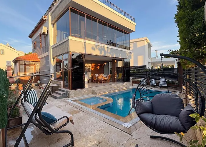 Havuz: Organic Oasis With Pool And Sea Views ディディム